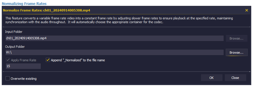 A-DAPT 1.3.2.34-Normalize Options