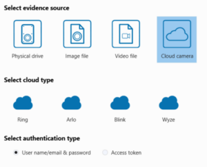 evidence sources cloud selected 2